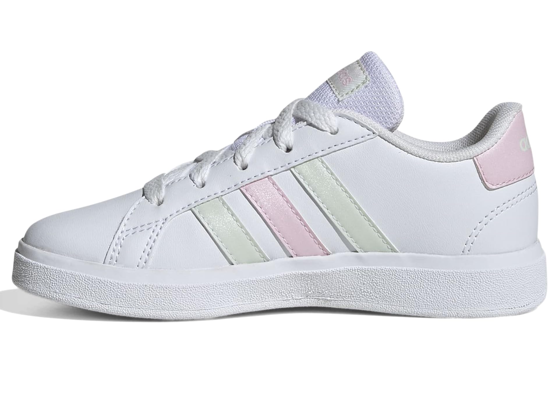 Grand Court Lifestyle Tennis Lace-Up Shoes (Big Kid) - Галерея 4