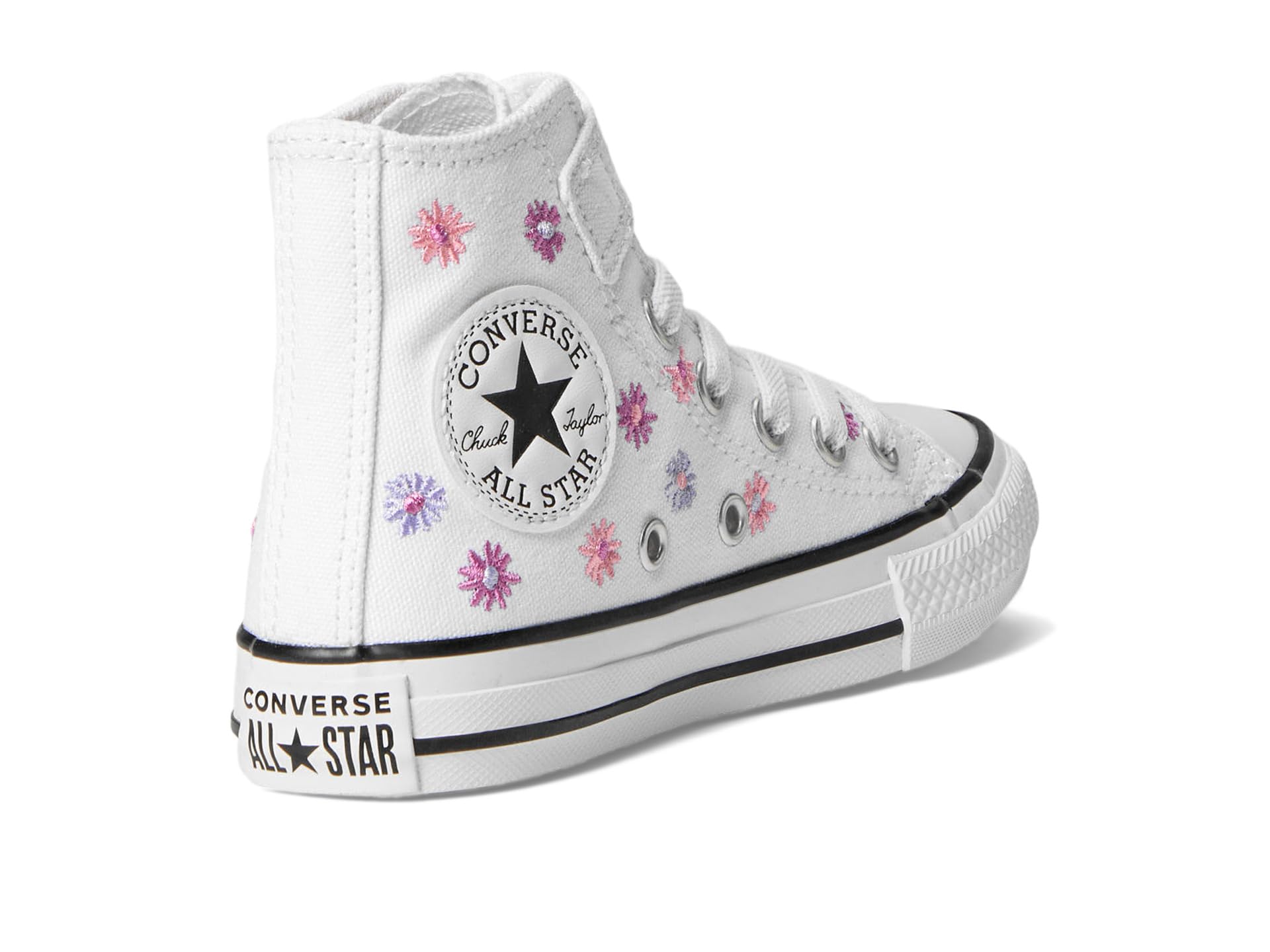 Chuck Taylor® All Star® All Over Florals Easy-On (Little Kid) - Галерея 5