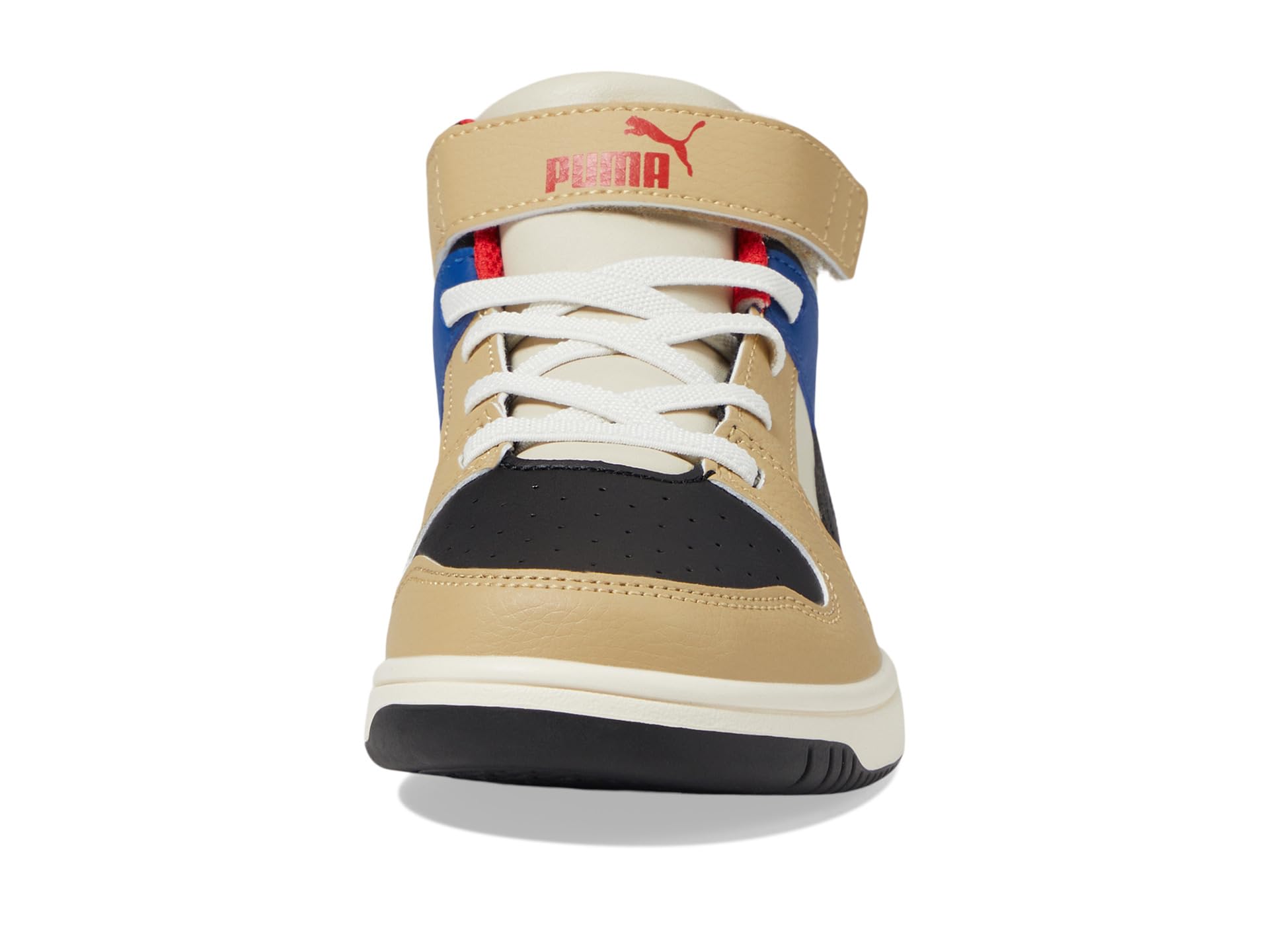 Puma Kids Rebound Layup Synthetic Leather Hook and Loop Sneakers (Little Kid) - Галерея 6