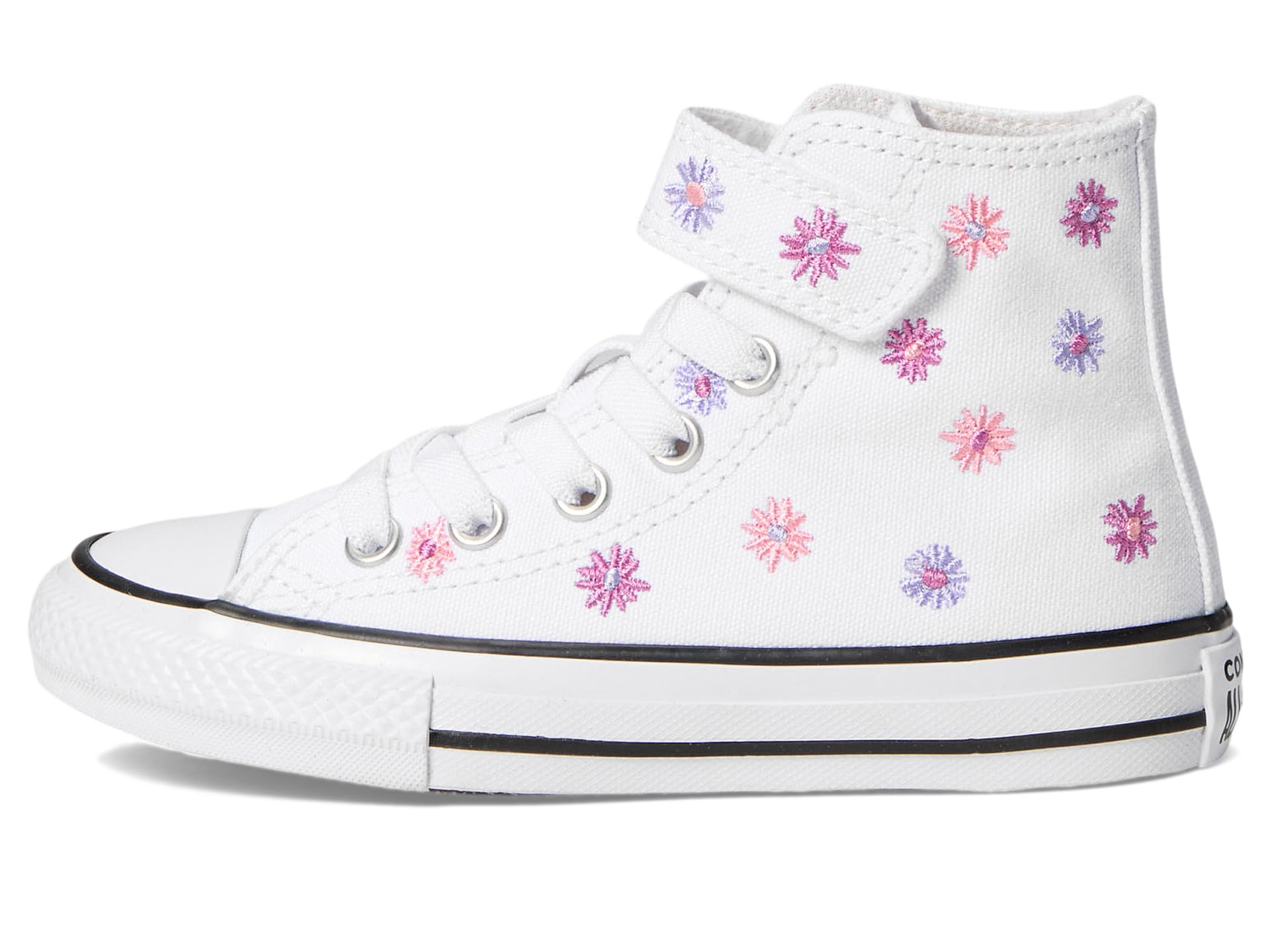 Chuck Taylor® All Star® All Over Florals Easy-On (Little Kid) - Галерея 4