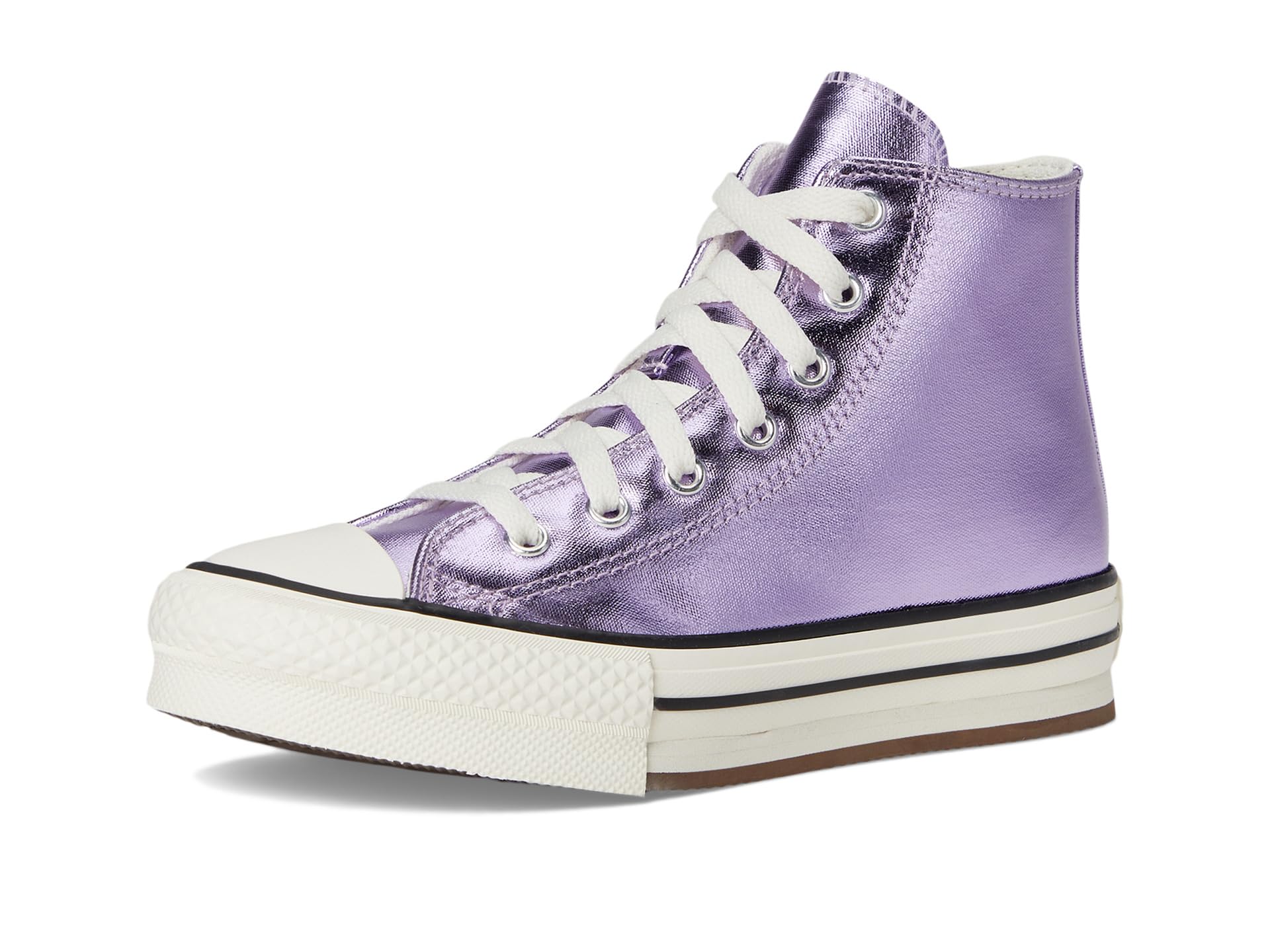 Chuck Taylor® All Star® Eva Lift Platform Metallic (Little Kid) - Галерея 7